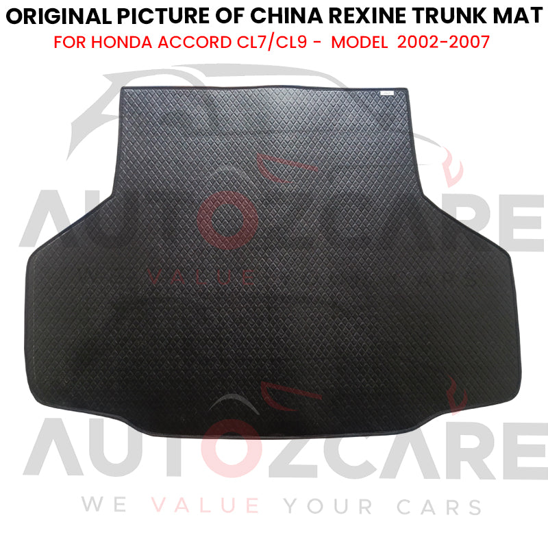 Honda Accord CL7/CL9 China Rexine Custom-Size Trunk Mat - Model 2002-2007