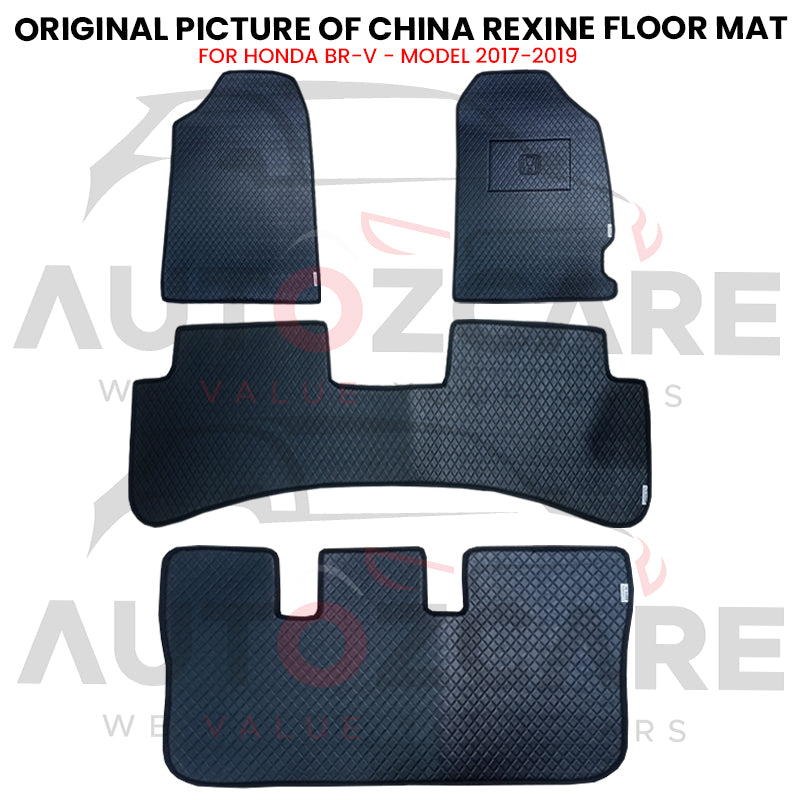 Honda BR-V China Rexine Floor Mat 4PCS - Model 2017-2019