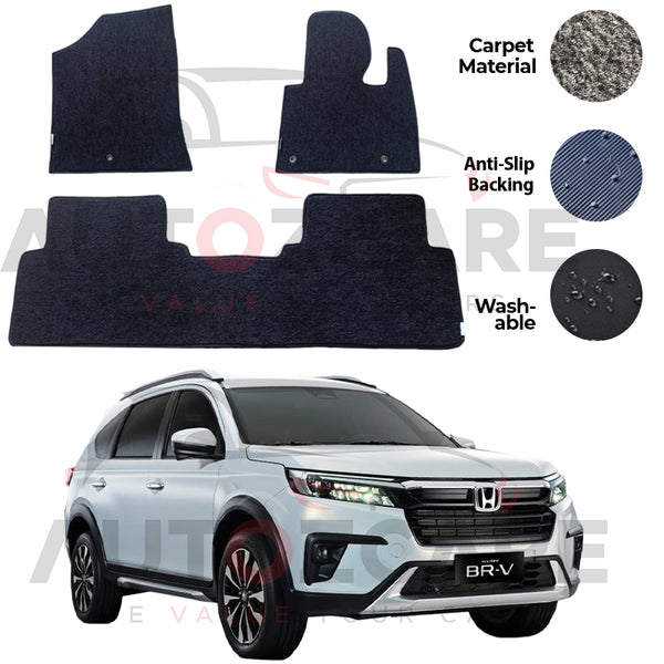 Honda BR-V Fitting Carpet Floor Mat 4PCS - Model 2020-2025