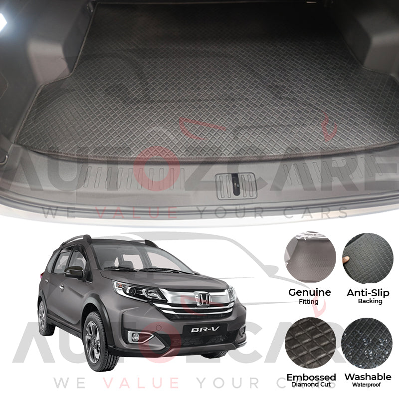 Honda BR-V China Rexine Custom-Size Trunk Mat - Model 2017-2019