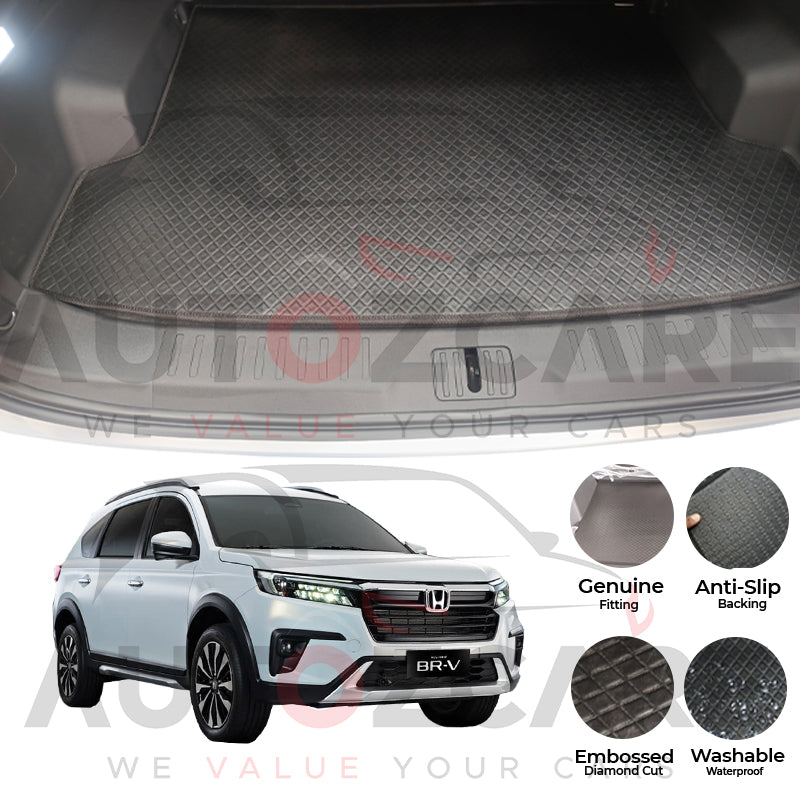 Honda BR-V China Rexine Custom-Size Trunk Mat - Model 2020-2025