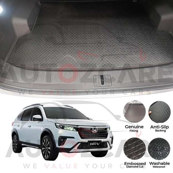 Honda BR-V China Rexine Custom-Size Trunk Mat - Model 2020-2025