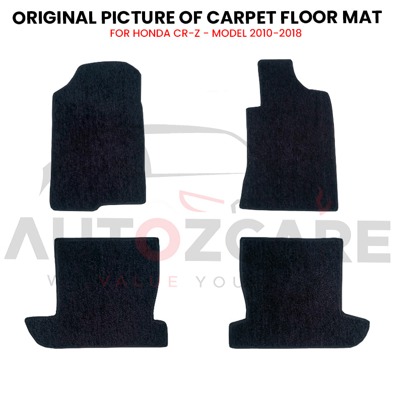 Honda CR-Z Sports Hybrid Genuine Fitting Carpet Floor Mat 4PCS - Model 2010-2018