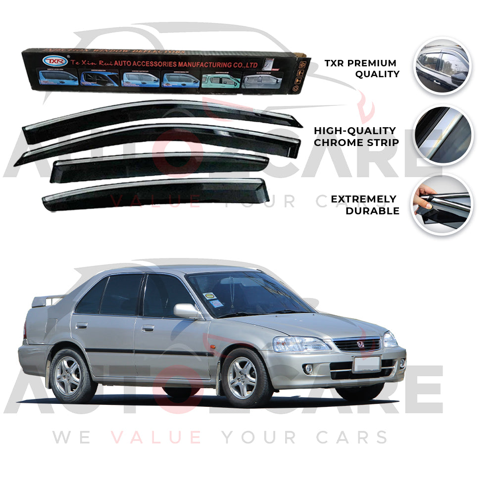 Honda City TXR Air press sun visor with chrome - Model 1998-2002