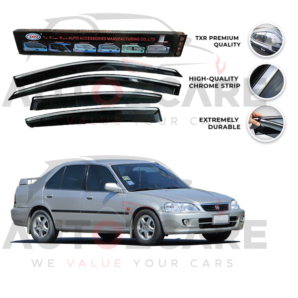 Honda City TXR Air press sun visor with chrome - Model 1998-2002