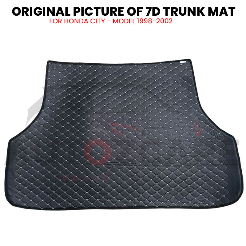 Honda City 7D Custom Car Trunk Mat - Model 1998-2002