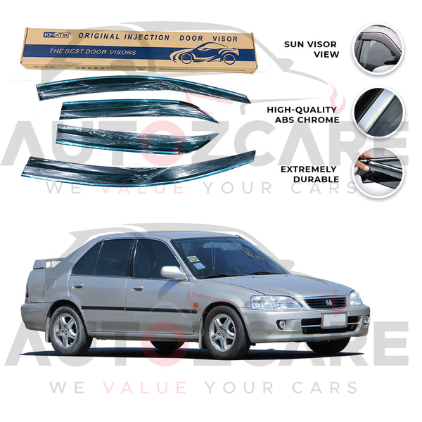 Honda City Air press sun visor with chrome - Model 1998-2002