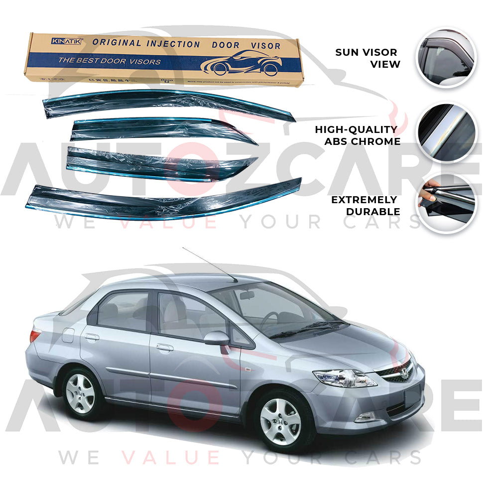 Honda City Air press sun visor with chrome model 2003-2008