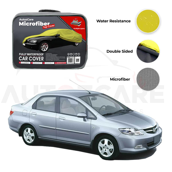 Honda City Microfiber Car Top Cover - Model 2003-2008