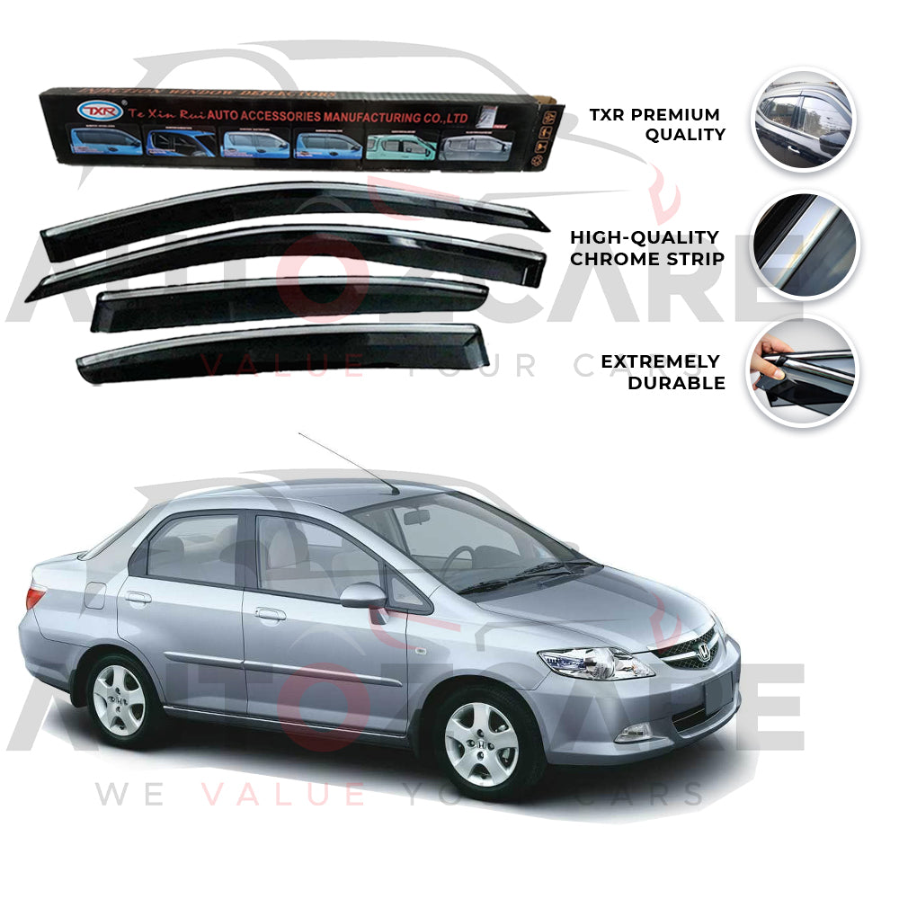 Honda City TXR Air press sun visor with chrome model 2003-2008