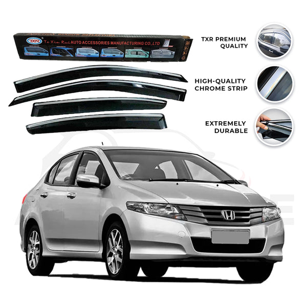 Honda City TXR Air press sun visor with chrome - Model 2009-2021