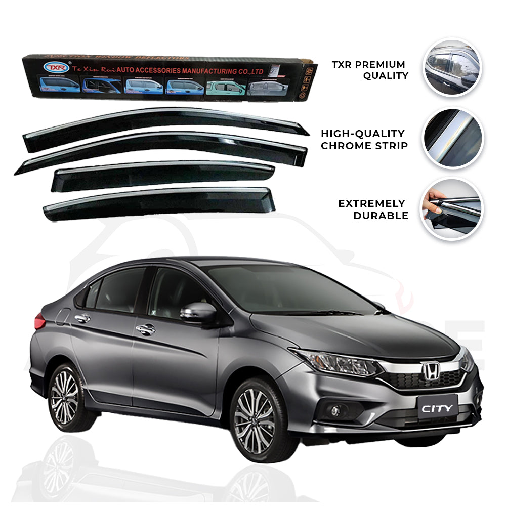Honda City TXR Air press sun visor with chrome - Model 2022-2025