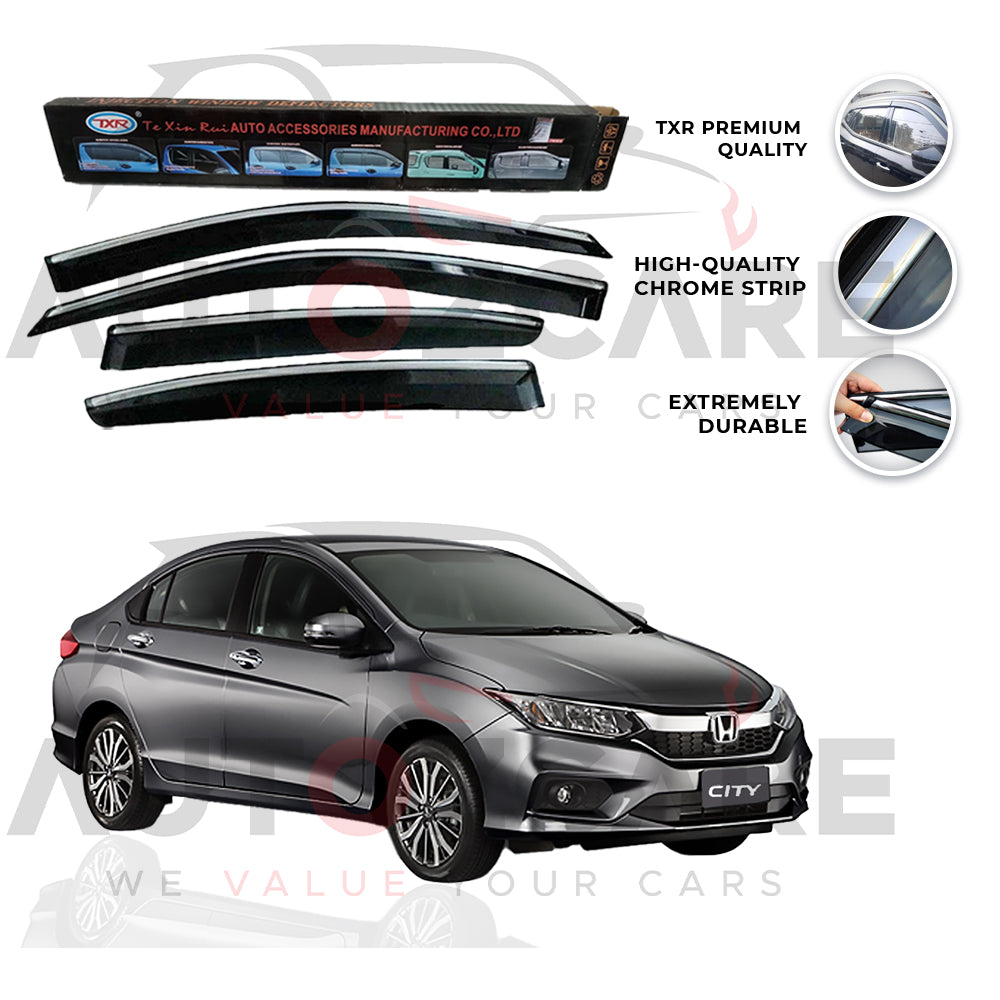 Honda City TXR Air press sun visor with chrome - Model 2022-2025