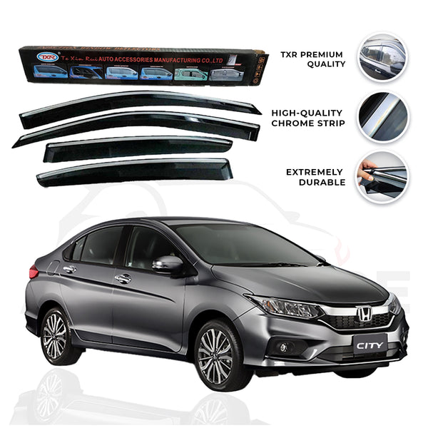Honda City TXR Air press sun visor with chrome - Model 2022-2025