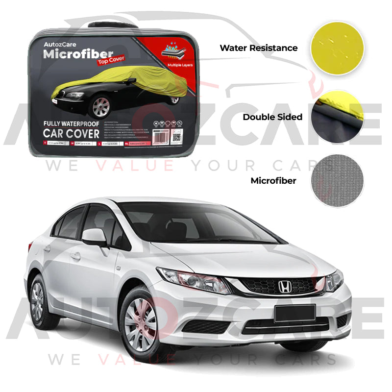 Honda Civic Rebirth Microfiber Car Top Cover - Model 2013-2016