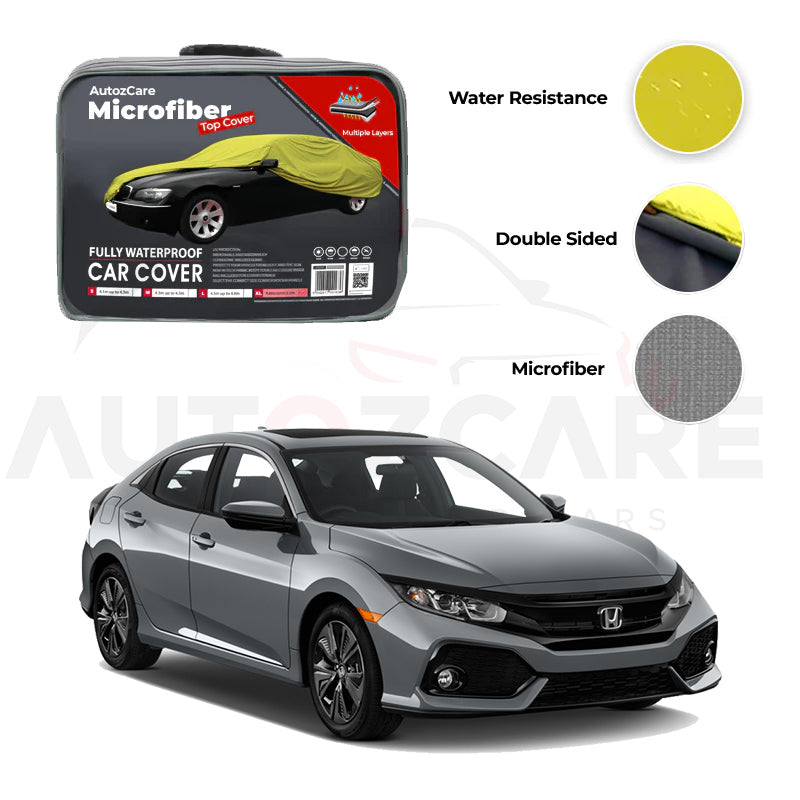 Honda Civic X Microfiber Car Top Cover - Model 2017-2021