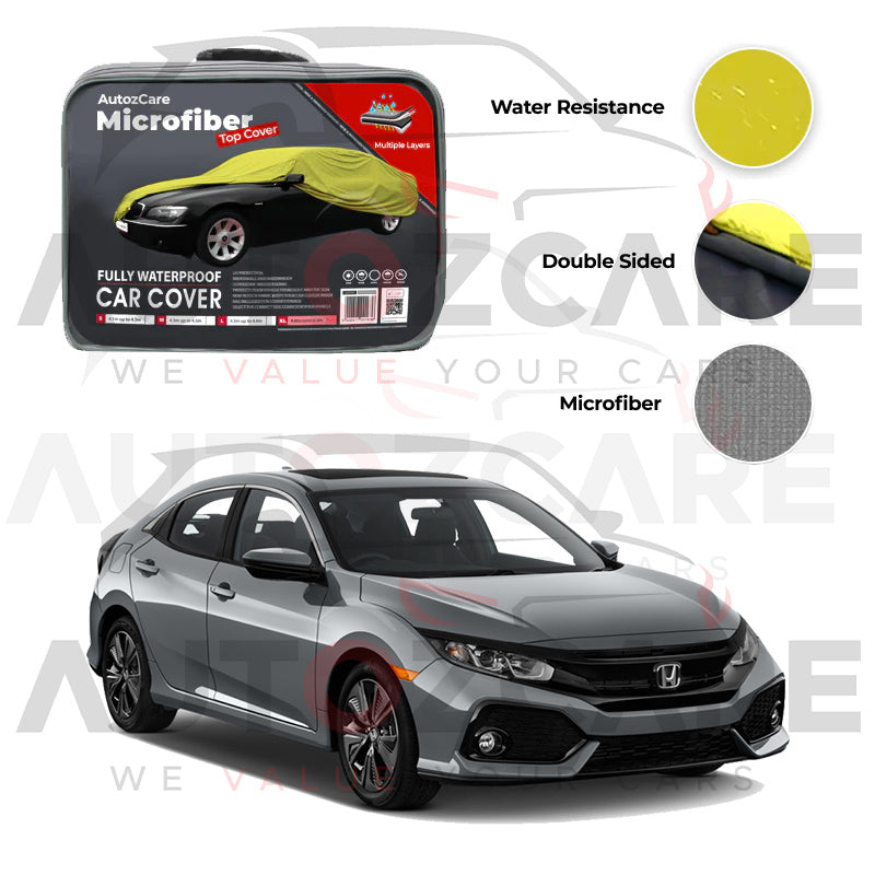 Honda Civic Microfiber Car Top Cover - Model 2017-2021