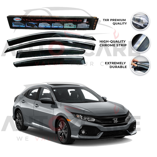 Honda Civic TXR Air press sun visor with chrome - Model 2017-2021