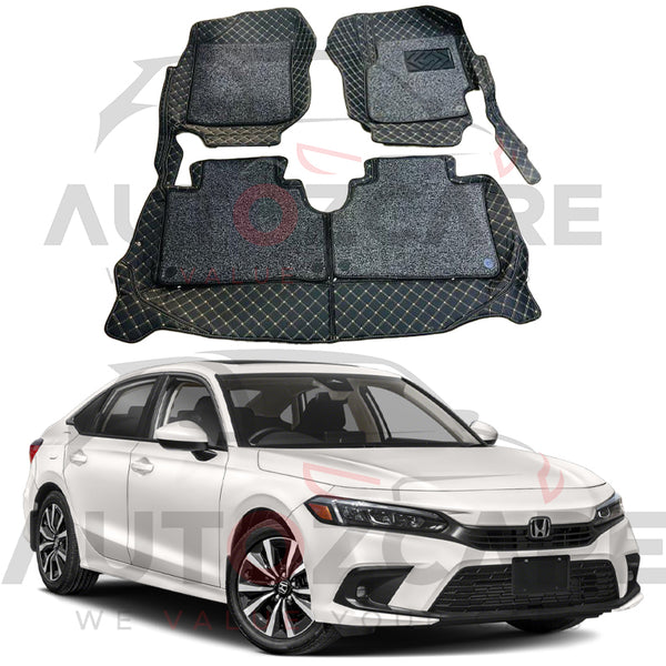 Honda Civic RS 9D Custom Floor Mat - Model 2022-2025