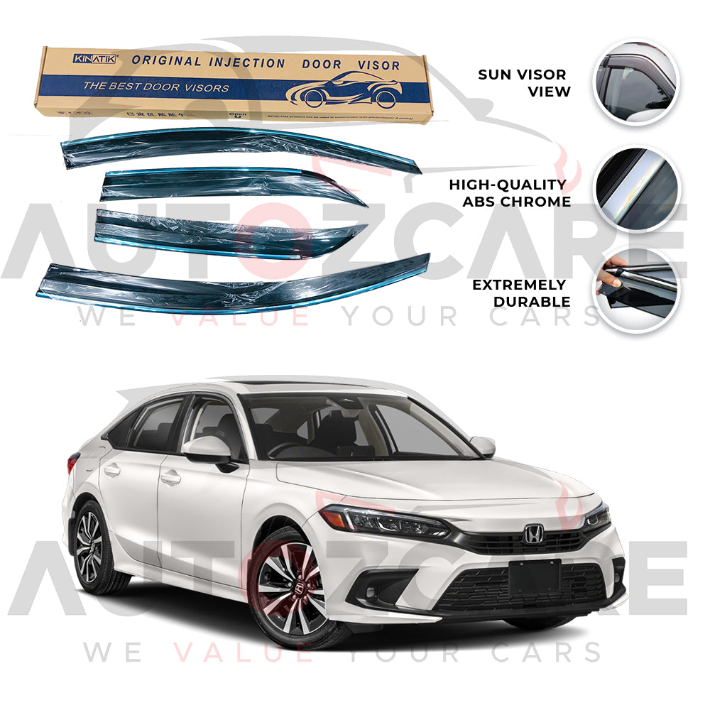 Honda Civic RS Air press sun visor with chrome - Model 2022-2025