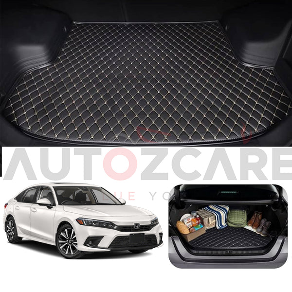 Honda Civic RS 7D Custom Car Trunk Mat - Model 2022 - 2024