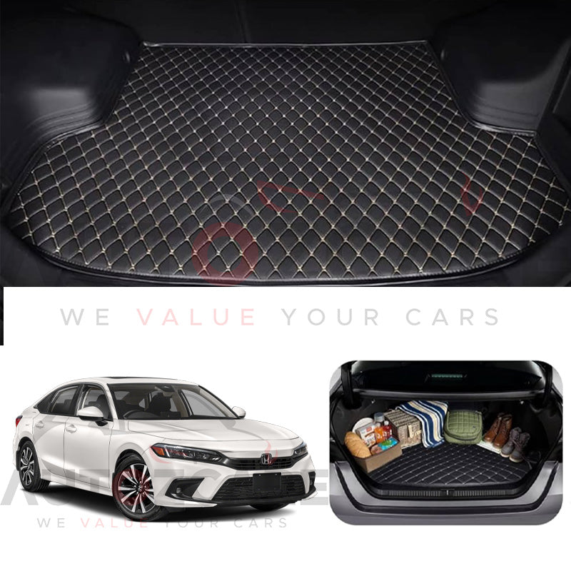 Honda Civic RS 7D Custom Car Trunk Mat - Model 2022 - 2025