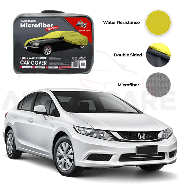 Honda Civic Rebirth Microfiber Car Top Cover - Model 2013-2016