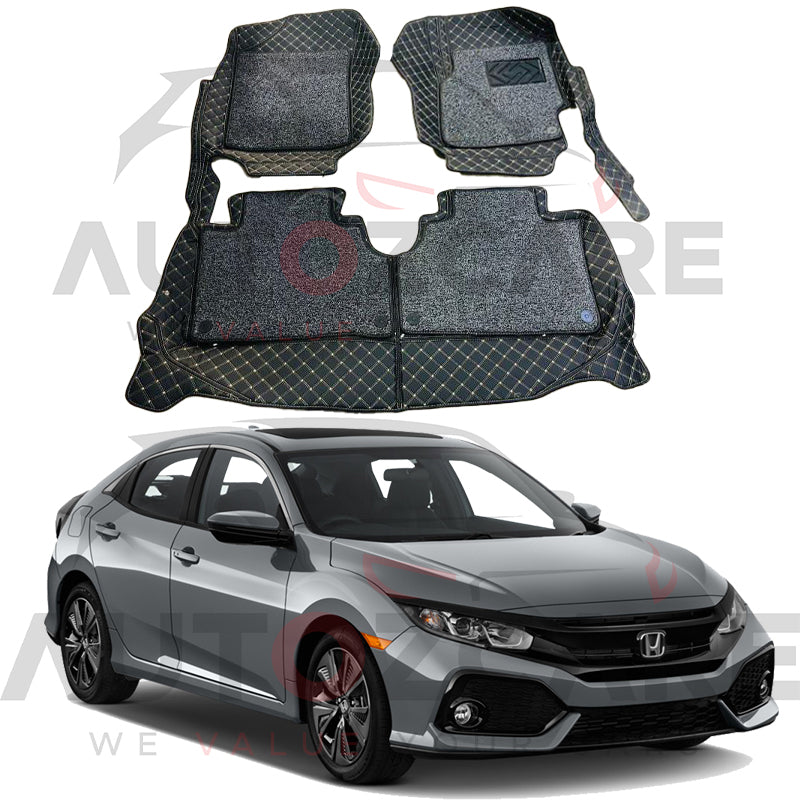 Honda Civic 9D Custom Floor Mat - Model 2017-2021