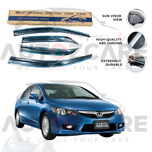 Honda Civic Reborn Air press sun visor with chrome - Model  2006-2012