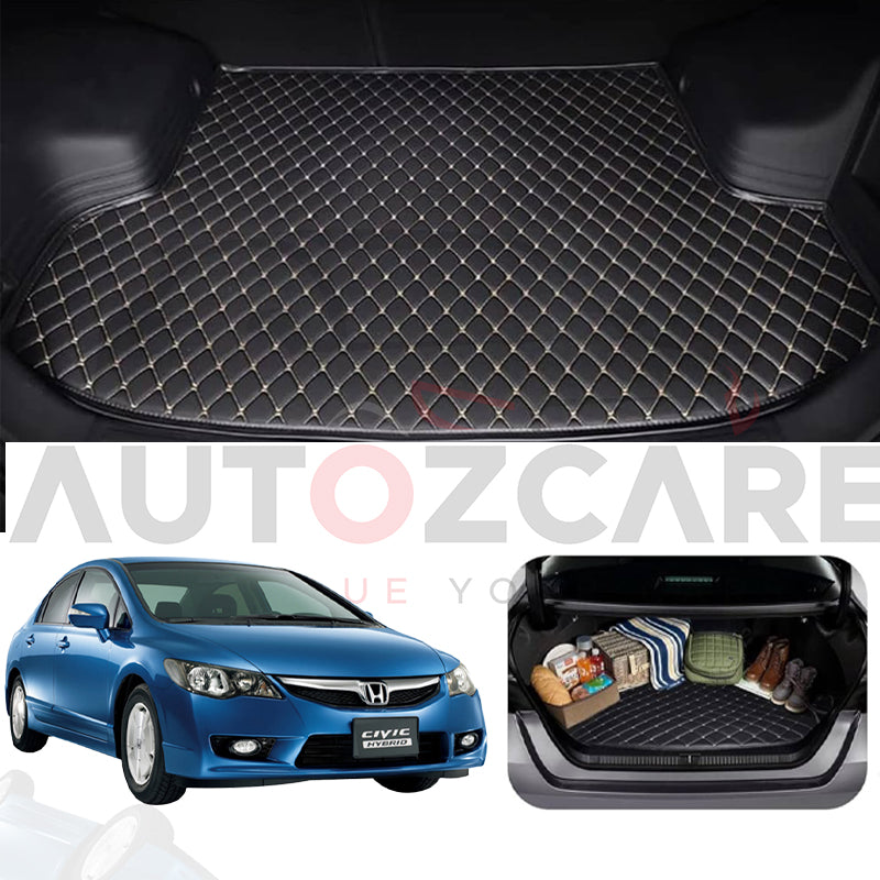 Honda Civic Reborn 7D Custom Car Trunk Mat - Model 2006-2012