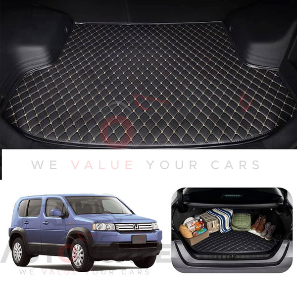 Honda Cross Road 7D Custom Car Trunk Mat - Model 2008-2010