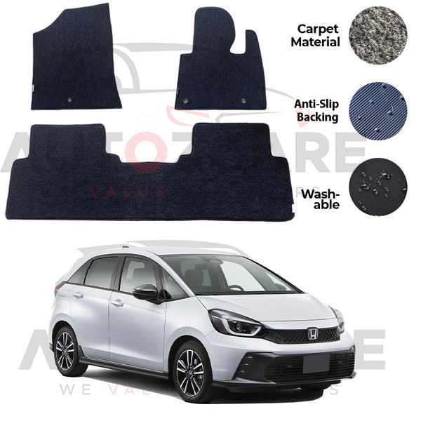 Honda Fit Genuine Fitting Carpet Floor Mat 3PCS - Model 2021-2025