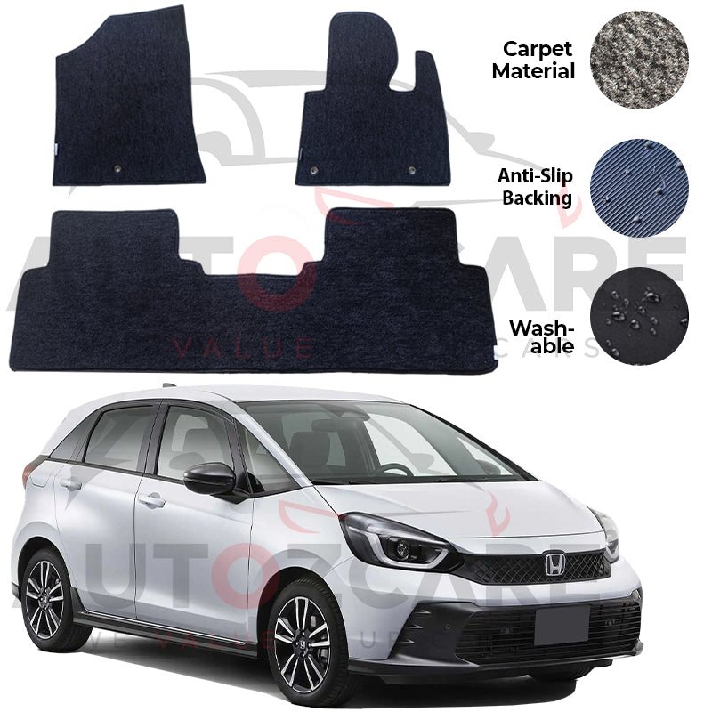Honda Fit Genuine Fitting Carpet Floor Mat 3PCS - Model 2021-2025