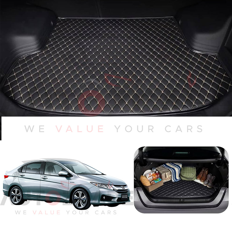 Honda Grace Hybrid 7D Custom Car Trunk Mat - Model 2014-2020