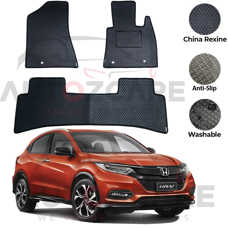 Honda HR-V China Rexine Floor Mat 3PCS - Model 2013-2021