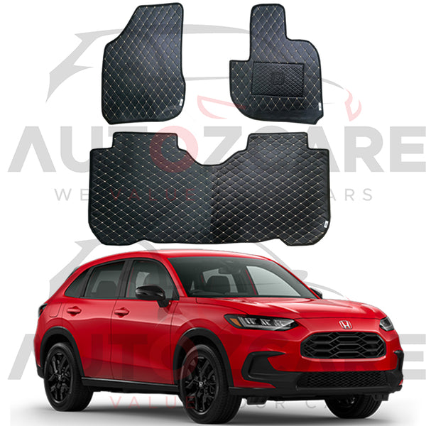 Honda HR-V 7D Floor Mat (Flat Style) 3PCS - Model 2022-2025