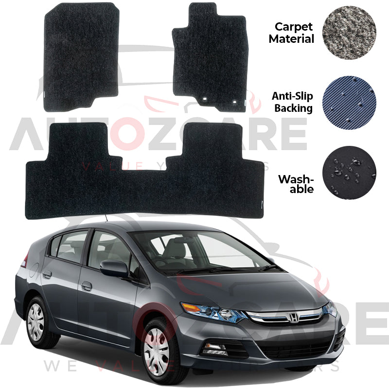 Honda Insight Genuine Fitting Carpet Floor Mat 3PCS - Model 2009-2014