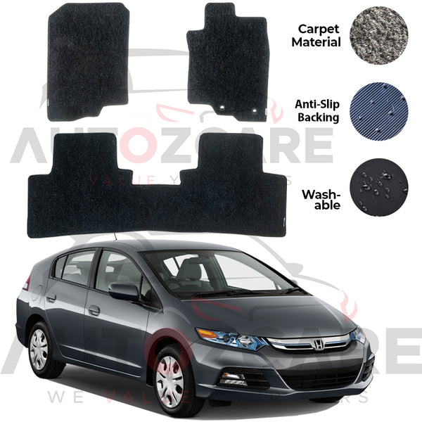 Honda Insight Genuine Fitting Carpet Floor Mat 3PCS - Model 2009-2014