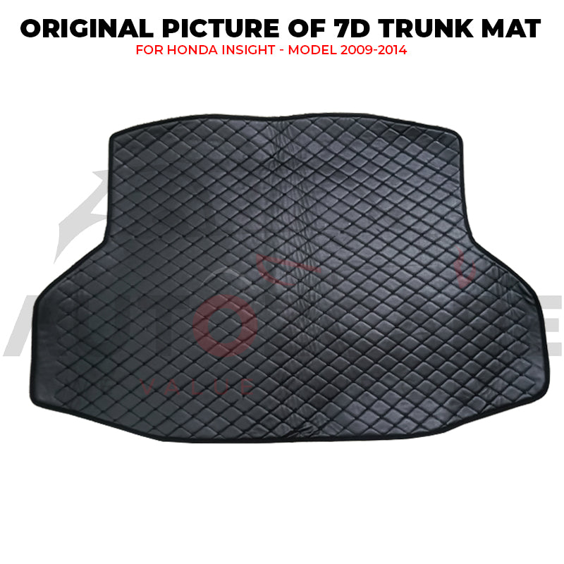 Honda Insight 7D Custom Car Trunk Mat - Model 2009-2014