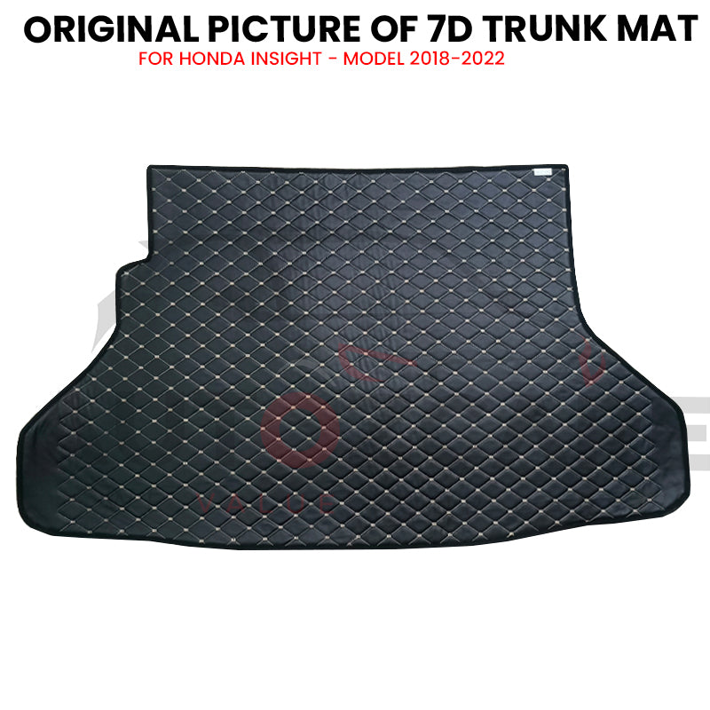 Honda Insight 7D Custom Car Trunk Mat - Model 2018-2022
