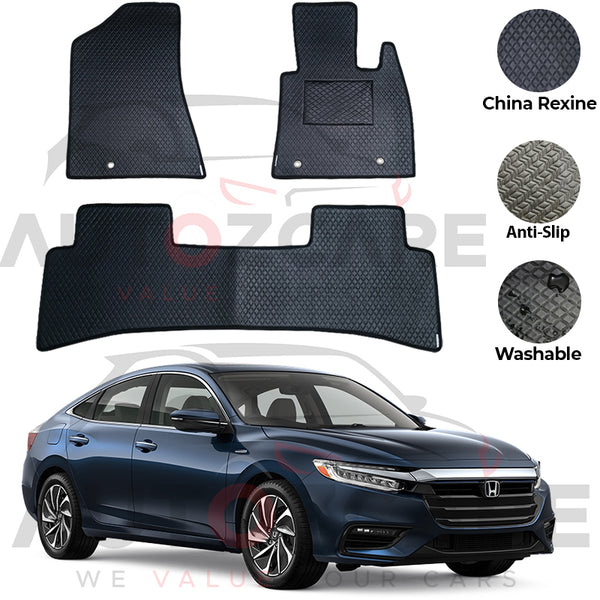 Honda Insight China Rexine Floor Mat 3PCS - Model 2018-2022