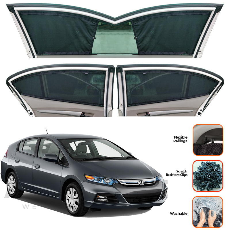 Honda Insight  Custom Car Sliding Curtains - Model 2009-2014
