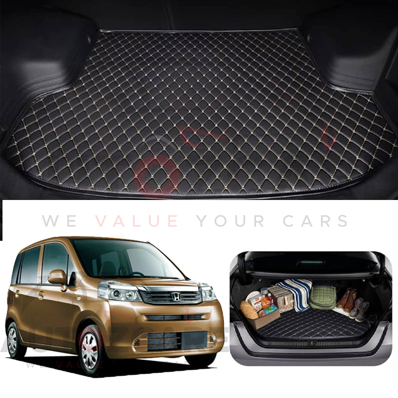Honda Life 7D Custom Car Trunk Mat - Model 2008-2014