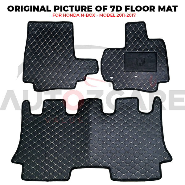 Honda N Box 7D Floor Mat ( Flat Style ) - Model 2011-2017