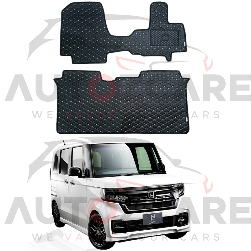 Honda N Box 7D Floor Mat (Flat Style) 3PCS - Model 2018-2025