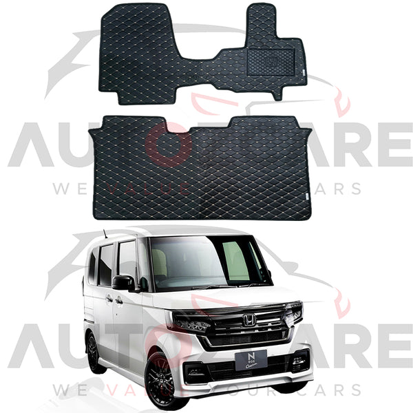 Honda N Box 7D Floor Mat (Flat Style) 3PCS - Model 2018-2025