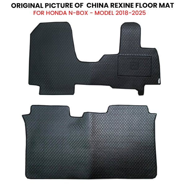 Honda N Box China Rexine Floor Mat 3PCS - Model 2018-2025