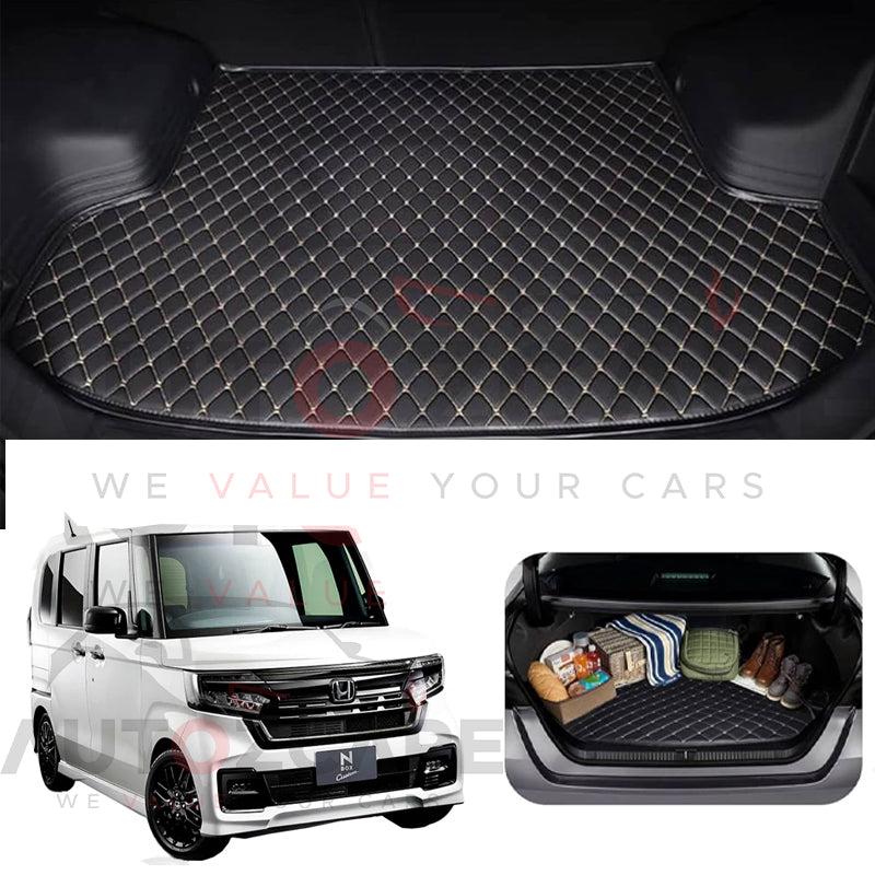 Honda N Box 7D Custom Car Trunk Mat - Model 2018 - 2025