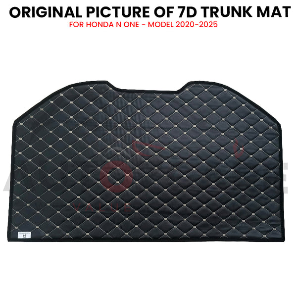 Honda N One 7D Custom Car Trunk Mat - Model 2020-2025