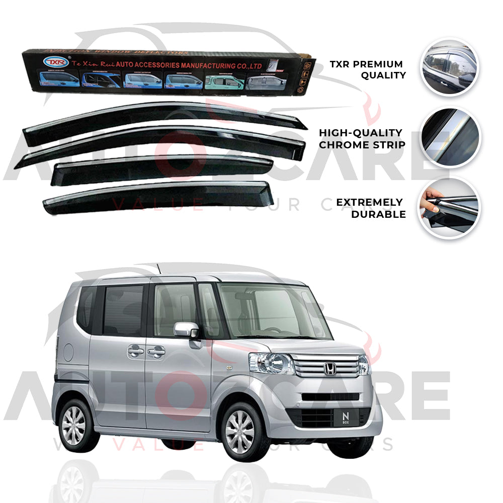 Honda N BOX TXR Air press sun visor with chrome - Model 2011-2017